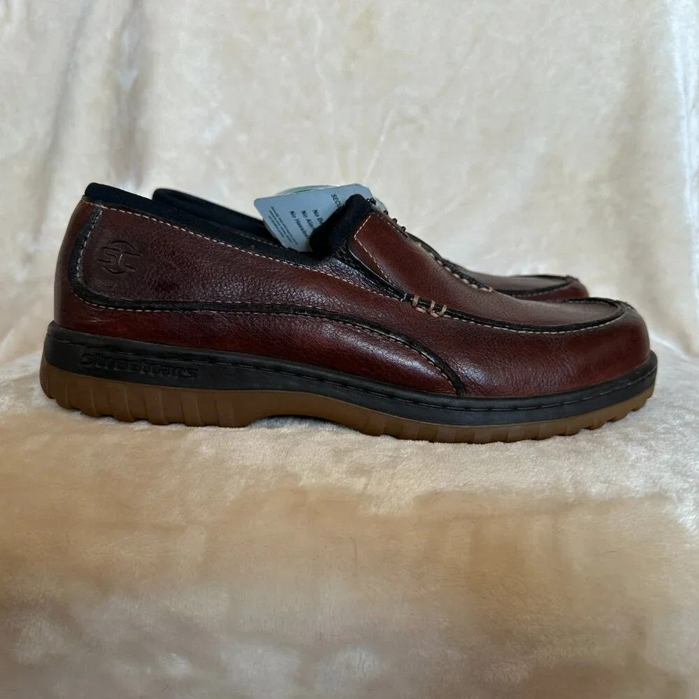 Streetcars ASC Carrera Arch Support Comfort Slip-on Leather Loafer Mens 9.5M